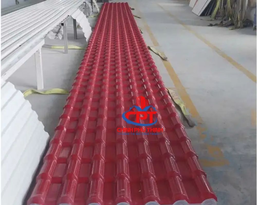 tôn nhựa giả ngói ASA 4 lớp